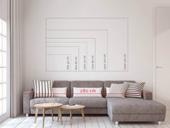 Leinwandbild – Weltkarte Neon - Pinnwand