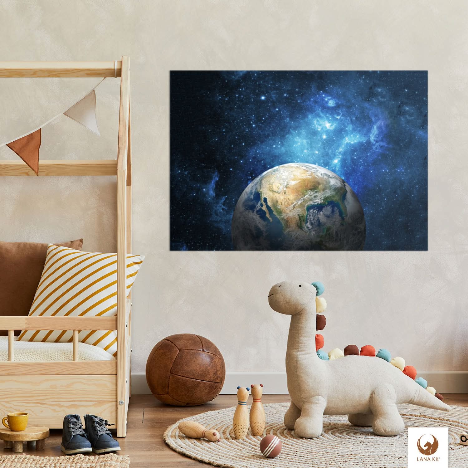 Entdeckt spielerisch gemeinsam den Weltraum auf Deinem Earth Poster.