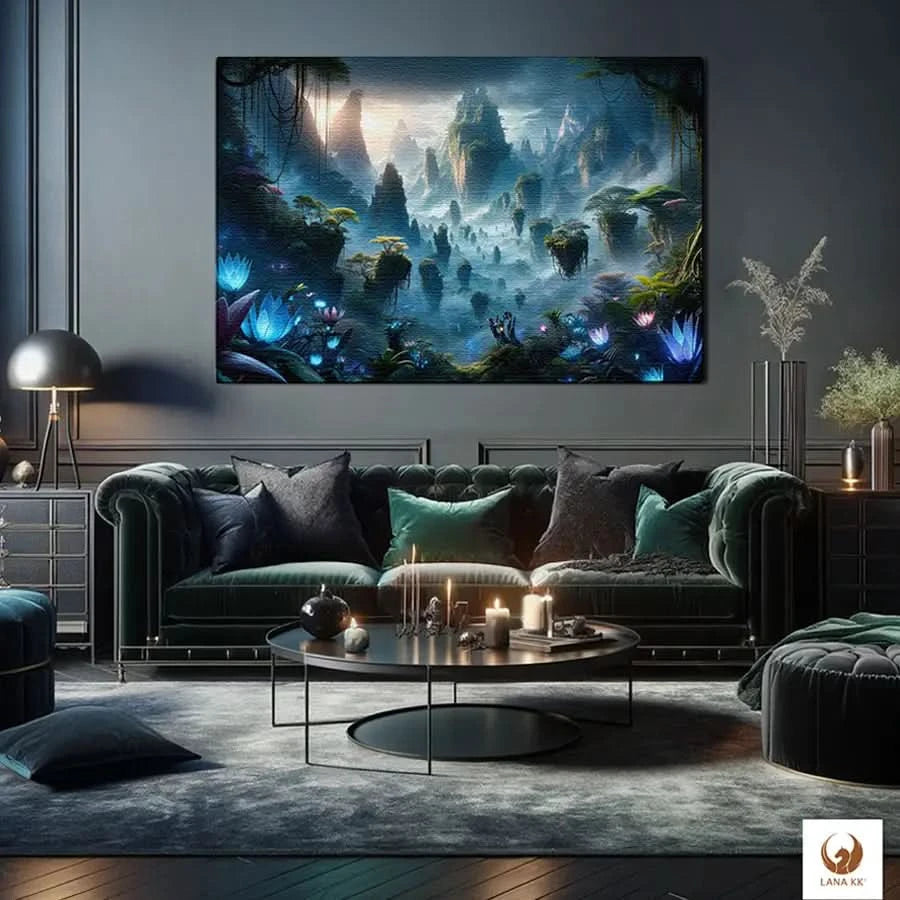 Verleihe deinen Wänden ein Gefühl von Erhabenheit mit Floating Islands, einer atemberaubenden Limited Edition. Dieses Meisterwerk, gedruckt auf langlebiger 360 g/m² Baumwoll-Leinwand, wird zum Herzstück jedes Raumes. Floating Islands ist ein Blickfang, der zum träumen und zu interessanten Gesprächen einlädt, während es sich elegant und nahtlos in deine Einrichtung integriert.