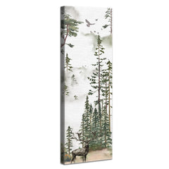 Heimat - Aquarell Wald Wandbild