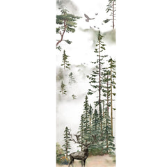 Heimat - Aquarell Wald Wandbild