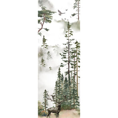 Heimat - Aquarell Wald Wandbild