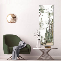 Heimat - Aquarell Wald Wandbild