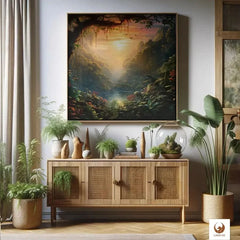 Verleihe deinen Wänden ein Gefühl von Erhabenheit mit Jungle Fever, einer atemberaubenden Limited Edition. Dieses Meisterwerk, gedruckt auf langlebiger 360 g/m² Baumwoll-Leinwand, wird zum Herzstück jedes Raumes. Jungle Fever ist ein Blickfang, der zum träumen und zu interessanten Gesprächen einlädt, während es sich elegant und nahtlos in deine Einrichtung integriert.