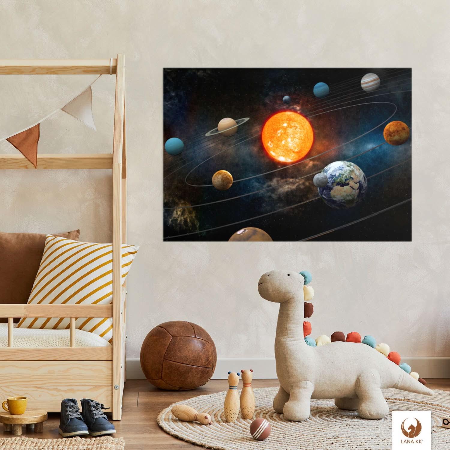 Entdeckt spielerisch gemeinsam den Weltraum auf Deinem sonnensystem Poster.