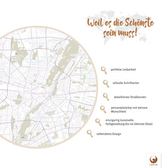 Deine Städtekarte München White wartet darauf, mit deinen Erinnerungen gefüllt zu werden. Mit perfekter Lesbarkeit und stilvollen Schriftarten ist nicht nur schön, sondern auch ideal zur Reiseplanung. 