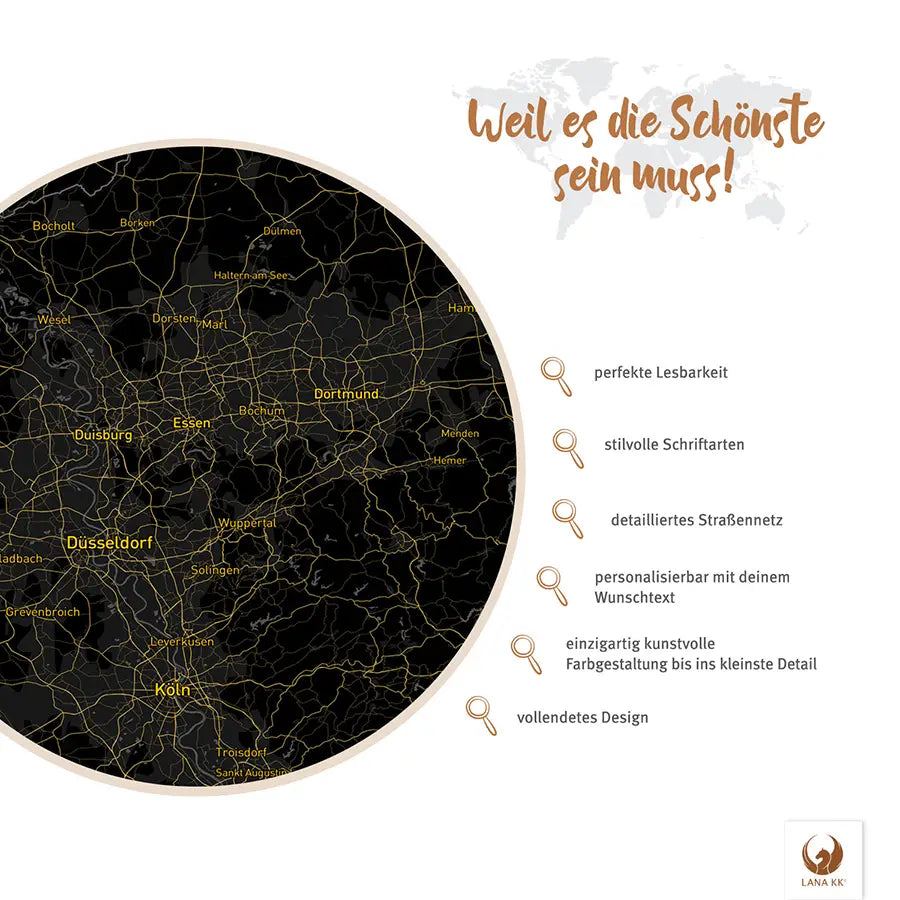 Deine Städtekarte NRW White ist bereit, zum Zeugnis deiner Erlebnisse zu werden. Sie besticht durch ihre klare Lesbarkeit und elegante Typografie – nicht nur ein Blickfang, sondern auch perfekt, um Reiserouten zu skizzieren oder deine bevorzugten Orte zu kennzeichnen.