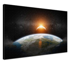 Sunshine als hochwertige Leinwand für das Kinderzimmer Deines kleinen Forschers.