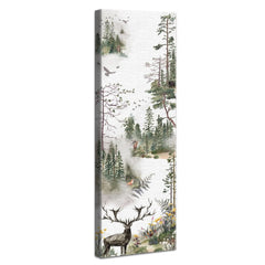 Waldtiere - Aquarell Wald Wandbild