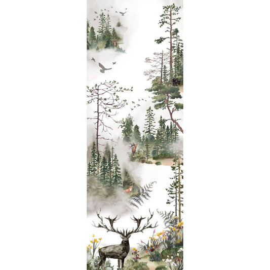 Waldtiere - Aquarell Wald Wandbild