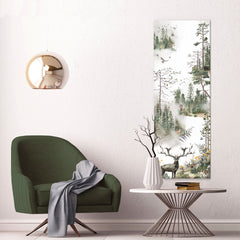 Waldtiere - Aquarell Wald Wandbild