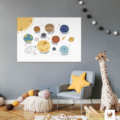 Weltall Kids Weiss | Space Kids White