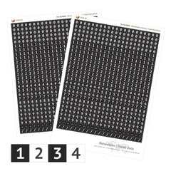 Sticker - Reisedaten