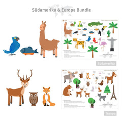 Sticker - Tiere der Welt