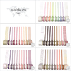 Bunte Washitapes