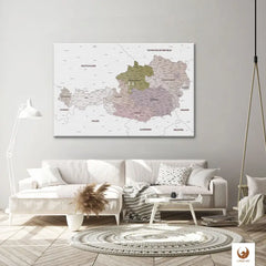 Farben, die den Unterschied machen! Deine Österreichkarte Weiß besticht mit erstklassigem Druck, leuchtenden Farben und ist dabei vollkommen frei von Chemie und Farbstoffen.