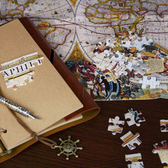 Puzzle Antike Weltkarte - 1000 Teile