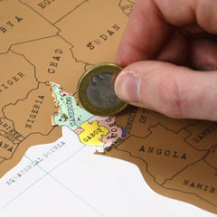 Rubbel Weltkarte - Englisch