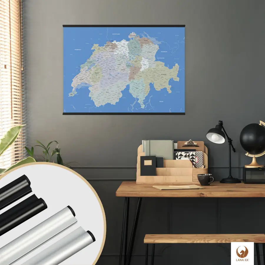 Farben, die den Unterschied machen! Deine Schweizkarte Hellblau besticht mit erstklassigem Druck, leuchtenden Farben und ist dabei vollkommen frei von Chemie und Farbstoffen.