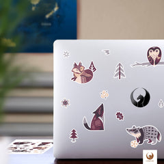 Deine niedlichen Skandinavien Sticker sehen nicht nur schick in Deinem Reisetagebuch, sondern auch toll auf Deinem Laptop aus.