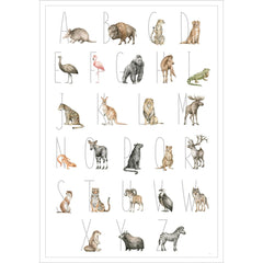 Entdecke die verschiedenen Tierarten der Welt auf diesem stilvollen Poster.