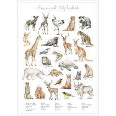 Entdecke die verschiedenen Tierarten der Welt auf diesem stilvollen Poster