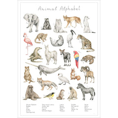 Entdecke die verschiedenen Tierarten der Welt auf diesem stilvollen Poster