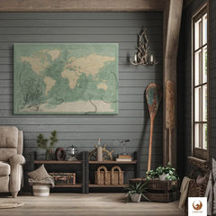 Egal in welchen Raum Du Deine Piratenkarte Mary platzierst, sie wird immer die Blicke auf sich ziehen.