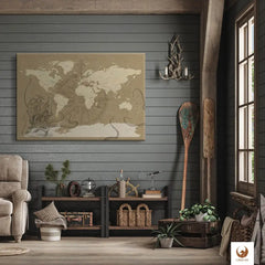 Egal in welchen Raum Du Deine Piratenkarte Salazar platzierst, sie wird immer die Blicke auf sich ziehen.