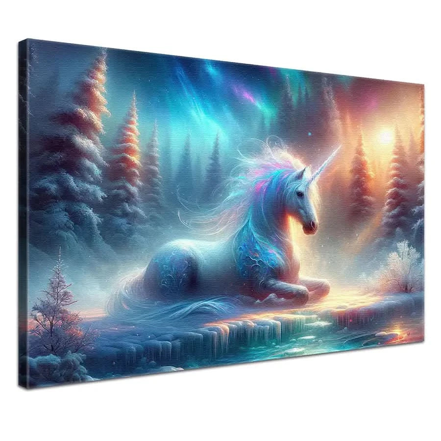 Erwecke Deine Wände zum Leben mit Beauty of the Unicorn als einzigartige Limited Edition. Deine Limited Edition ist auf eine Baumwoll-Leinwand von 360 g/m² mit seidenglänzender Oberfläche gedruckt. Gespannt wird sie auf einen 2 cm tiefen Keilrahmen und so kommt [Motivname] in jedem deiner Räume zur Geltung. Mit ökologischen, wasserbasierten Farben bedruckt, die vollständig abbaubar sind, und UV-echten Farben, verspricht es dir für mindestens 75 Jahre lebendige Freude.