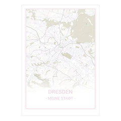 Hol dir deine Städtekarte Dresden White als Poster und starte die Chronik deiner Stadterkundungen. Es ist auf Premium-Posterpapier mit einem Gewicht von 250 g/m² und einer seidenmatten Oberfläche gedruckt, das jedem Raum einen lebendigen Touch verleiht. Liebevoll versehen mit feinen Details und Beschriftungen, kannst du die Orte, die dir am Herzen liegen, direkt mit Stickern hervorheben und sichtbar machen.