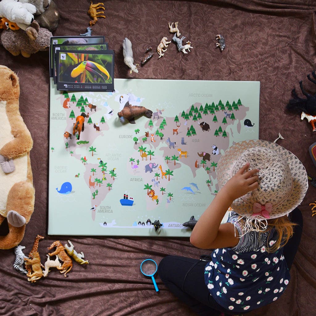 Individuelle Kinder Weltkarte erstellen | Create individual children’s world map