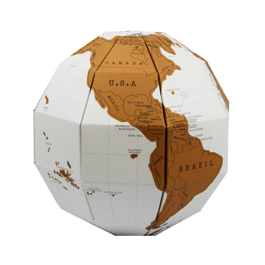 Rubbel Globus - 3D Puzzle in Englisch