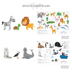 Sticker - Tiere der Welt