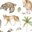Entdecke wunderschöne Illustrationen im Aquarellstil von Schnabeltier, Dingo, Känguru und weiteren Tierarten.